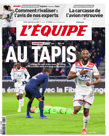 L’equipe du Lundi 4 Février 2019