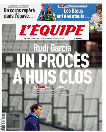 L’equipe du Mardi 5 Février 2019