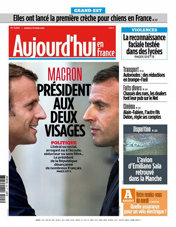 Aujourd’hui en France du Mardi 5 Février 2019