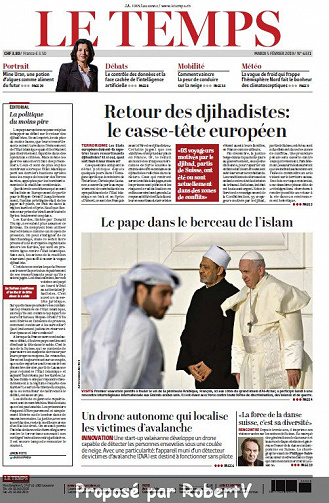 Le Temps - Mardi 5 Février 2019 (+ édition du 4)