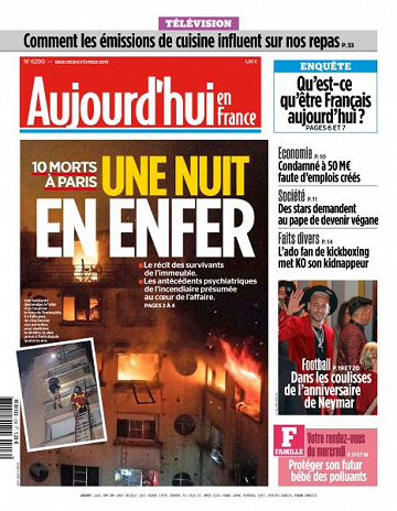 Aujourd’hui en France du Mercredi 6 Février 2019