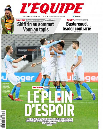 L’equipe du Mercredi 6 Février 2019