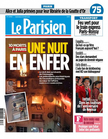Le Parisien du Mercredi 6 Février 2019