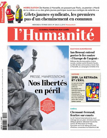 L’Humanite du Mercredi 6 Février 2019