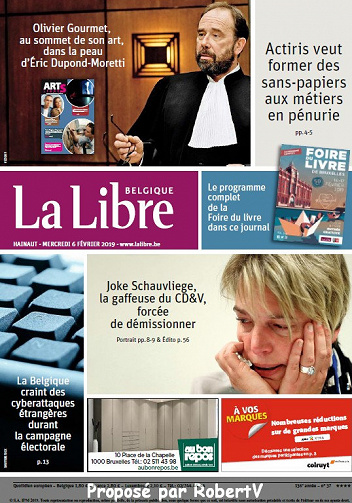 La Libre Belgique - Mercredi 6 Février 2019