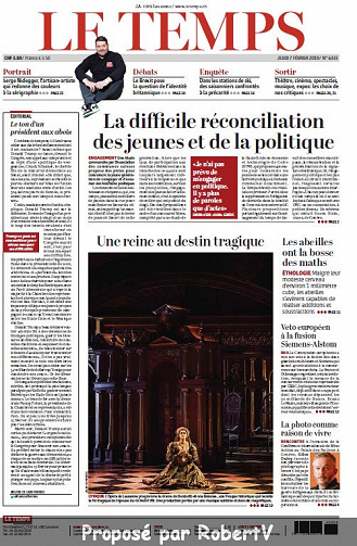 Le Temps - Jeudi 7 Février 2019 (+ édition du 6)