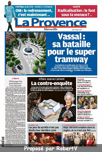 La Provence Marseille - Jeudi 7 Février 2019