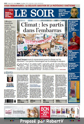 Le Soir - Jeudi 7 Février 2019