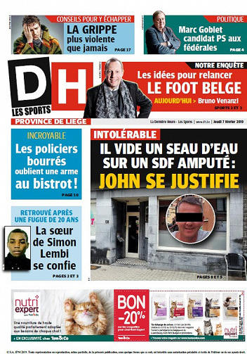 La Dernière Heure (3 éditions) - Jeudi 7 Février 2019