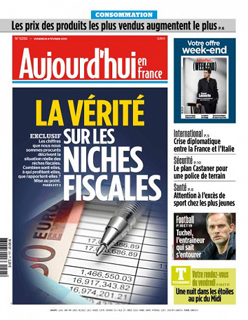 Aujourd’hui en France du Vendredi 8 Février 2019