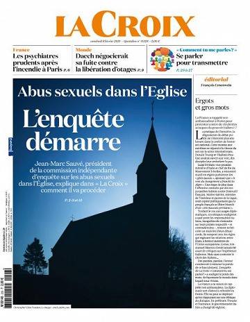 La Croix du Vendredi 8 Février 2019
