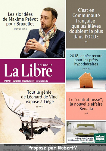 La Libre Belgique - Vendredi 8 Février 2019