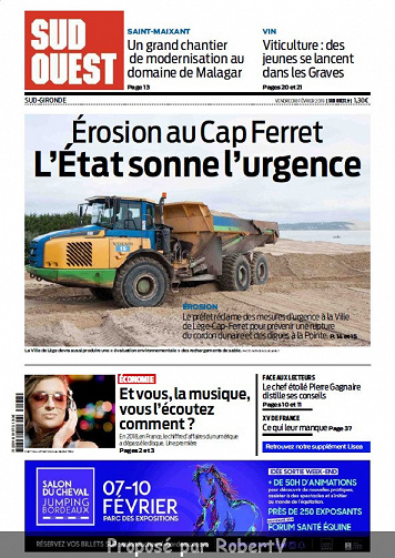 Sud Ouest Sud-Gironde - Vendredi 8 Février 2019
