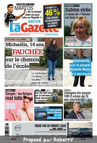 La Nouvelle Gazette (2 éditions) - Vendredi 8 Février 2019