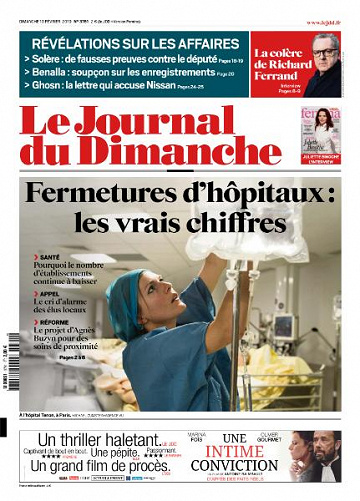 Le Journal du Dimanche du 10 Février 2019