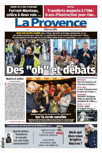 La Provence Marseille - Dimanche 10 Février 2019