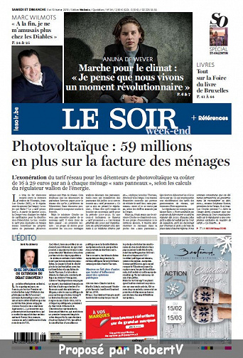 Le Soir - Samedi 9 et Dimanche 10 Février 2019