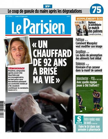 Le Parisien du Lundi 11 Février 2019