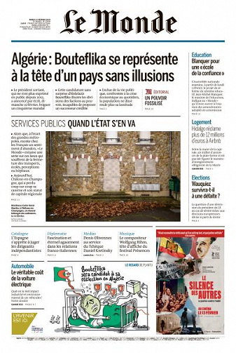 Le Monde du Mardi 12 Février 2019