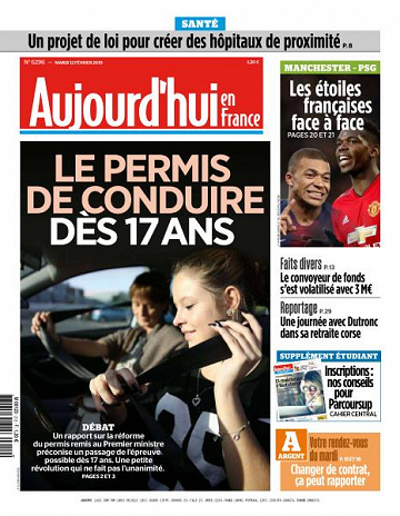 Aujourd’hui en France du Mardi 12 Février 2019