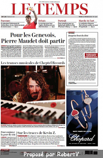 Le Temps - Mardi 12 Février 2019