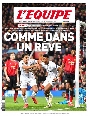 L’equipe du Mercredi 13 Février 2019