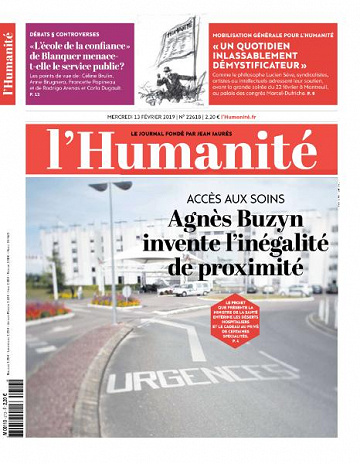L’Humanite du Mercredi 13 Février 2019