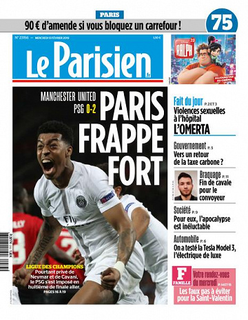 Le Parisien du Mercredi 13 Février 2019
