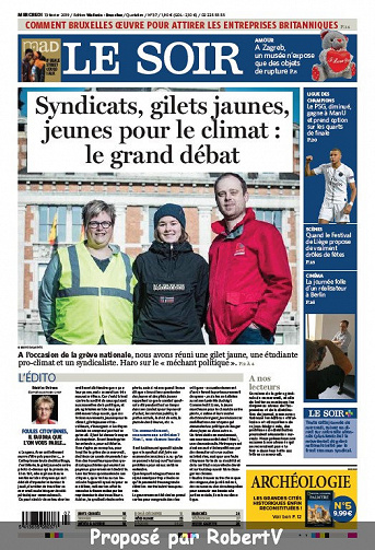 Le Soir - Mercredi 13 Février 2019