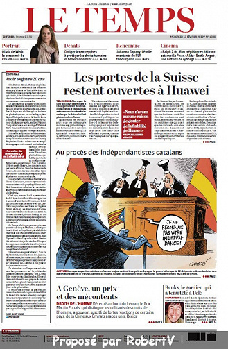 Le Temps - Mercredi 13 Février 2019