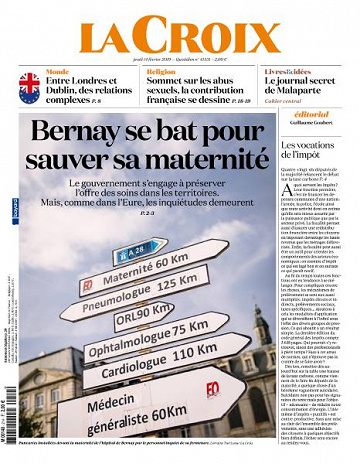 La Croix du Jeudi 14 Février 2019