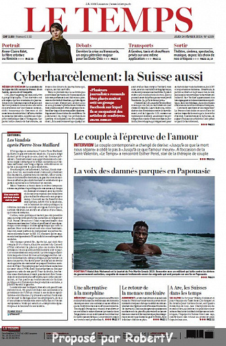 Le Temps - Jeudi 14 Février 2019