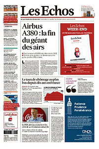 Les Echos du Vendredi 15 et Samedi 16 Février 2019 2018