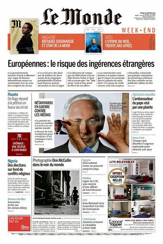 Le Monde du Samedi 16 Février 2019