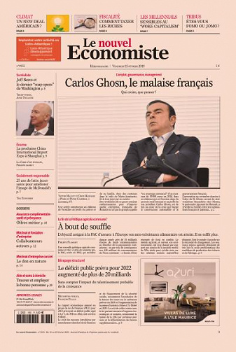 Le nouvel Economiste du Vendredi 15 Février 2019