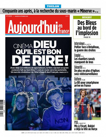 Aujourd’hui en France du Samedi 16 Février 2019