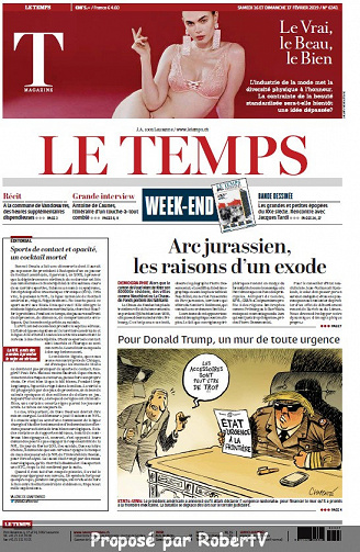 Le Temps - Samedi 16 et Dimanche 17 Février 2019