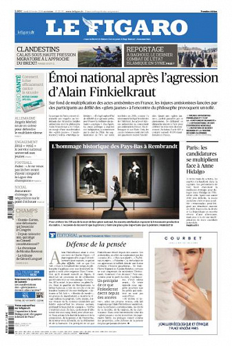 Le Figaro du Lundi 18 Février 2019