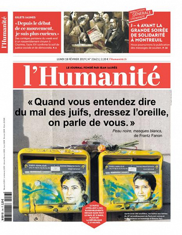 L’Humanite du Lundi 18 Février 2019