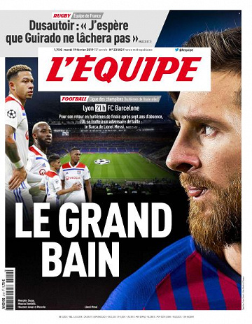 L’equipe du Mardi 19 Février 2019