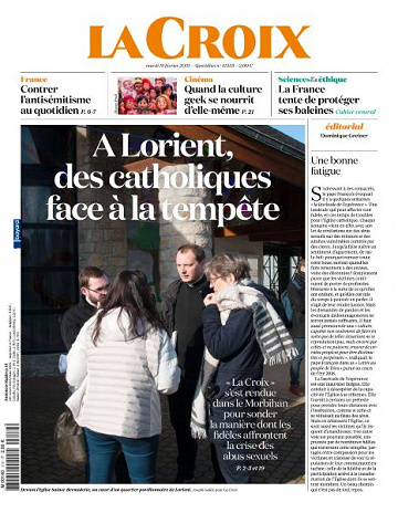La Croix du Mardi 19 Février 2019