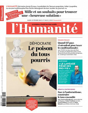 L’Humanite du Mardi 19 Février 2019