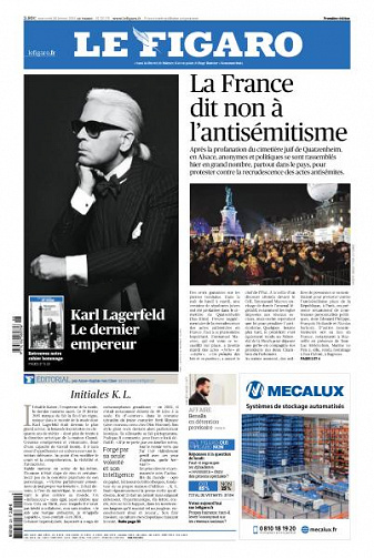 Le Figaro du Mercredi 20 Février 2019