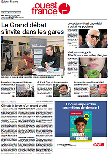 Ouest France (édition France) du Mercredi 20 Février 2019