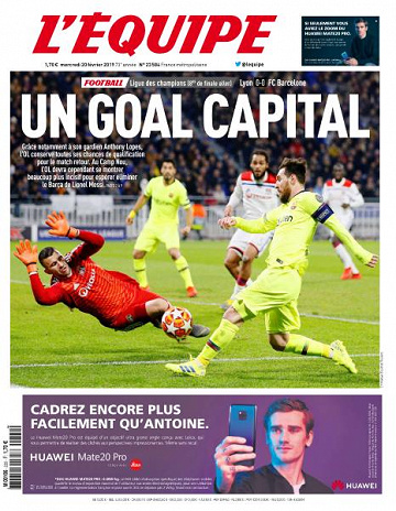L’equipe du Mercredi 20 Février 2019