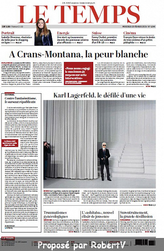 Le Temps - Mercredi 20 Février 2019 (+ édition du 19)