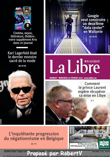La Libre Belgique - Mercredi 20 Février 2019
