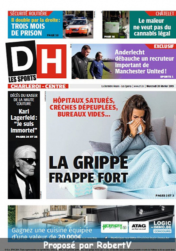 La Dernière Heure - Mercredi 20 Février 2019