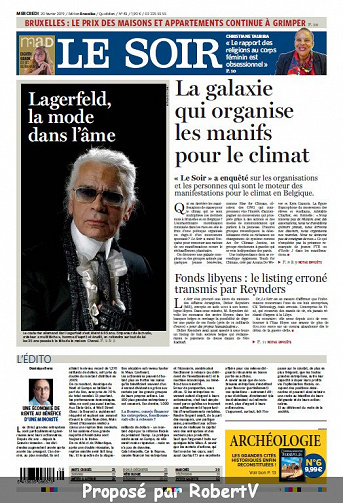 Le Soir - Mercredi 20 Février 2019
