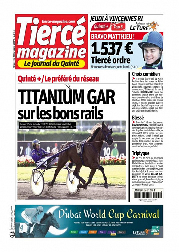 Tiercé Magazine - Mercredi 20 Février 2019